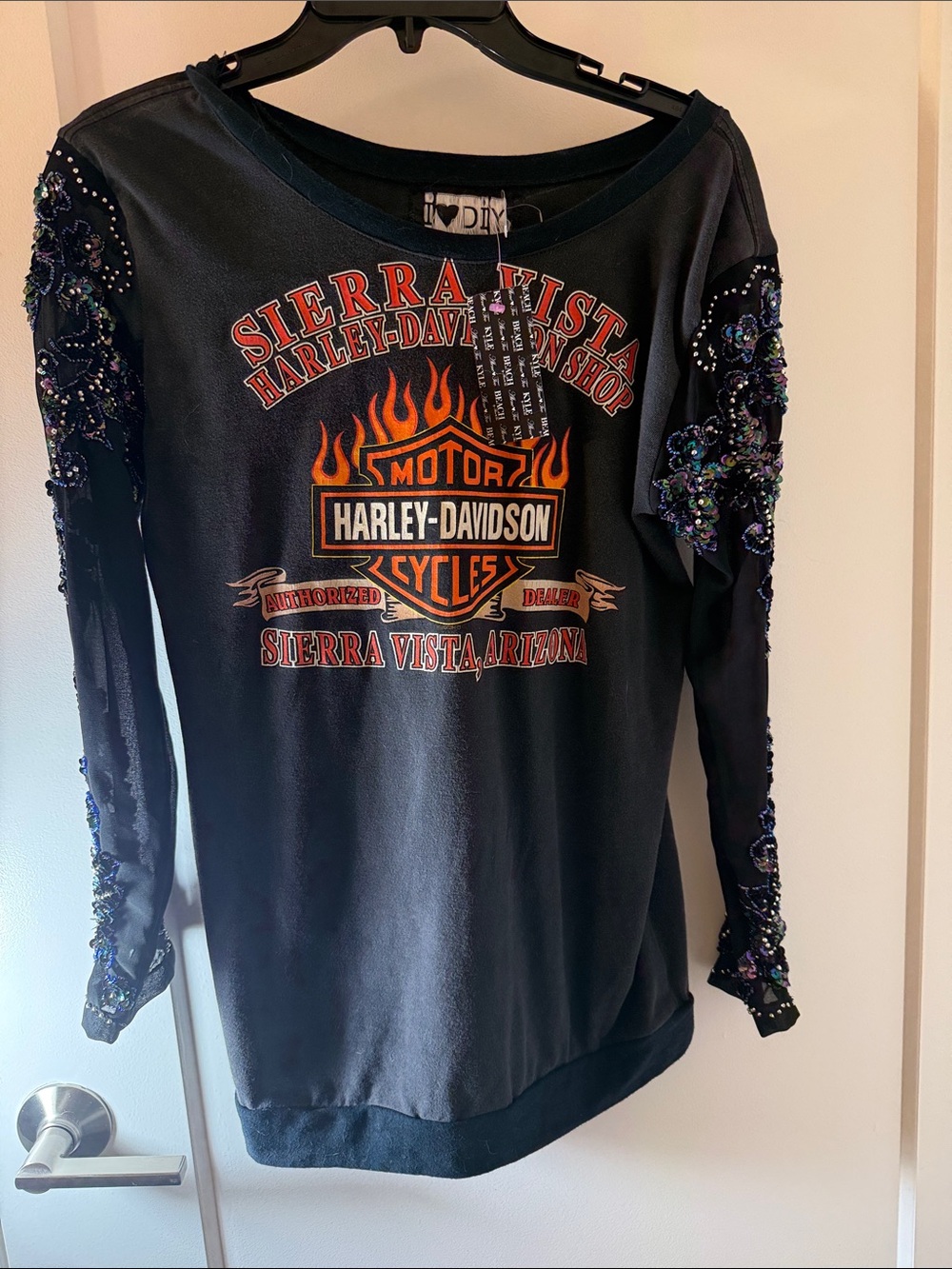 Harley-Davidson Women's Black Sierra Vista Graphic Top